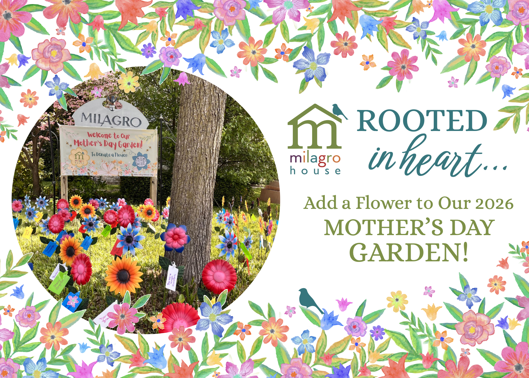 Milagro House Mother's Day Card